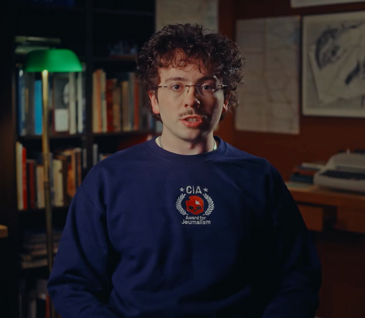 The CIA's Award for Journalism Embroidered Sweater