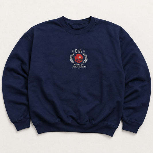 The CIA's Award for Journalism Embroidered Sweater